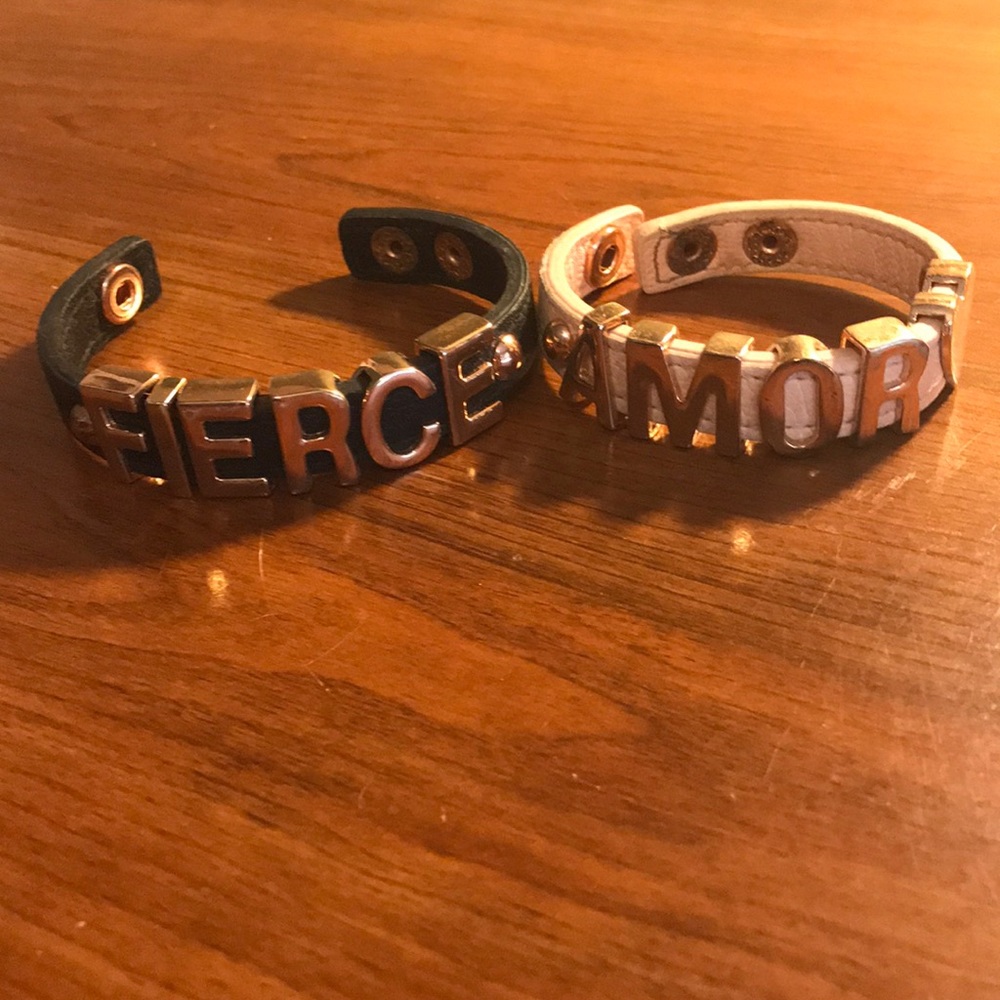 2 BCBG bracelets